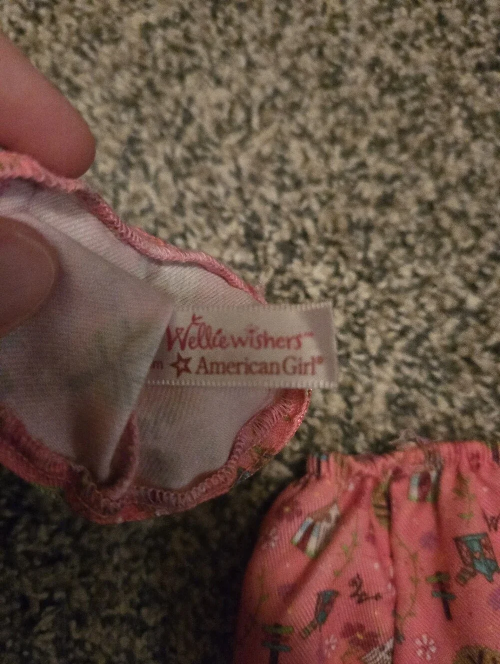 American Girl Wellie Wishers Enchanted Garden Pajamas and Slippers